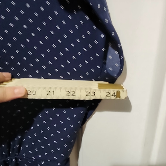 J. Crew Navy Polka Dot Jumpsuit With Pockets - Picture 8 of 9